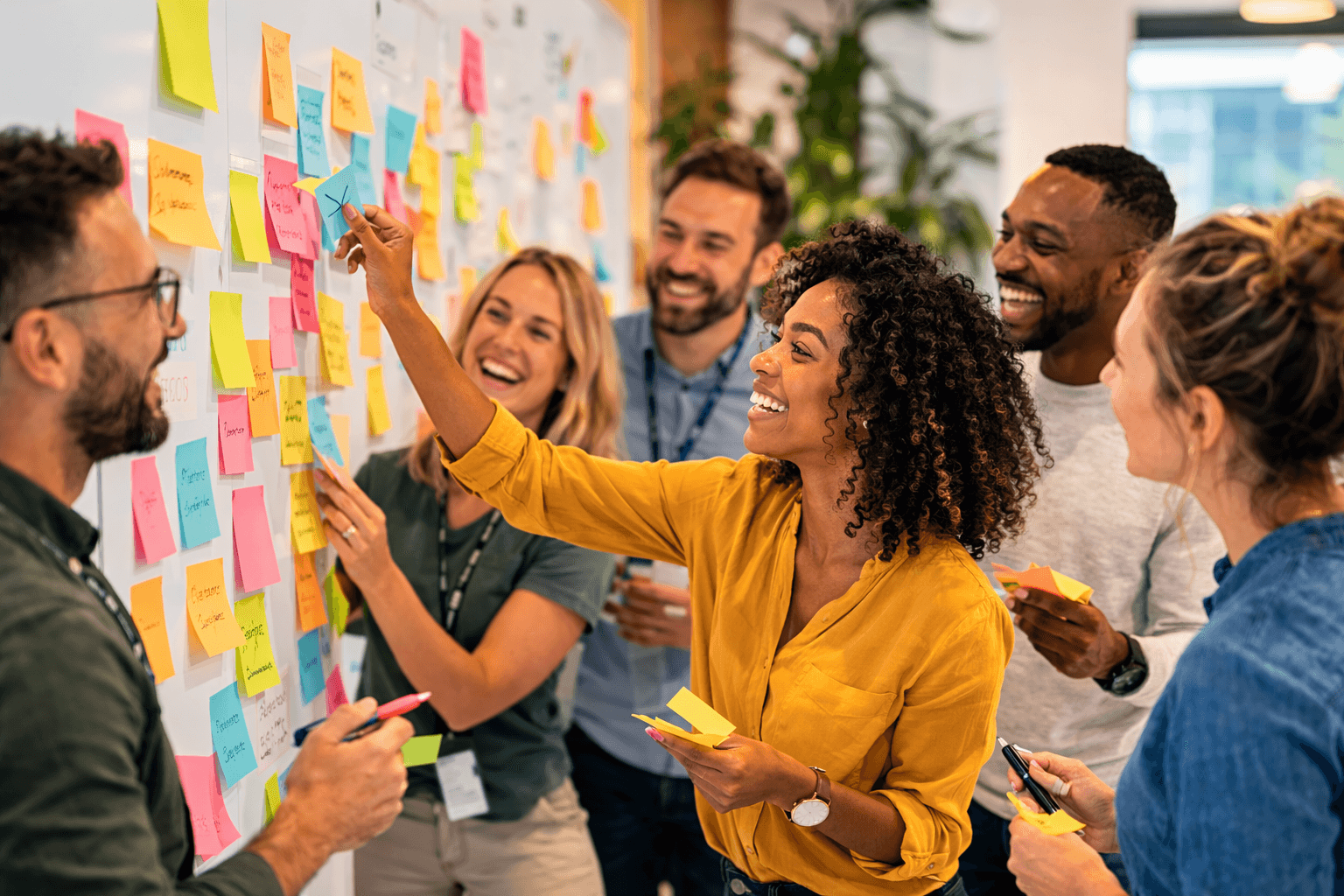 CultureHub team at a development event